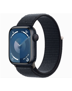 Умные часы Apple Watch Series 9 (GPS), 41мм, Midnight Aluminum Case/Midnight Sport Loop - Onesize
