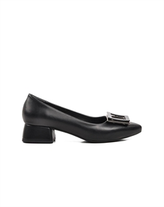 289216 Черные женские туфли на каблуке Ayakmod