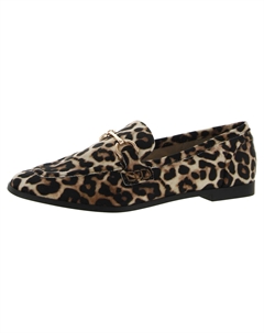 Женские лоферы Horsebit с мягкой стелькой, цвет leopard velvet Steve madden