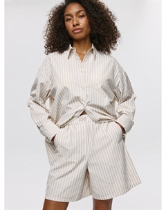 Хлопковые шорты с патчем на поясе Sela