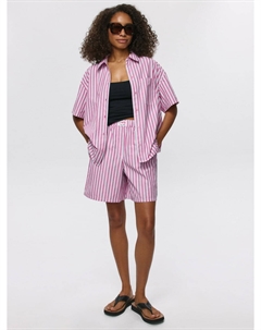 Хлопковые шорты с патчем на поясе Sela