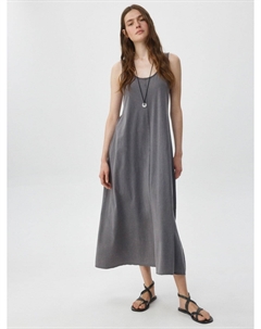 Трикотажное платье макси Sela