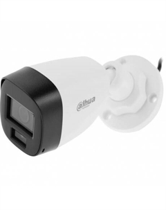 Камера видеонаблюдения аналоговая Dahua DH-HAC-HFW1209CLP-LED-0280B-S2 2.8-2.8мм HD-CVI HD-TVI цв. корп.:белый