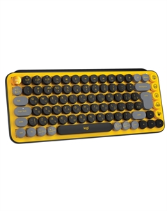 Клавиатура беспровоная POP Keys BT желтая, 920-010716 Logitech