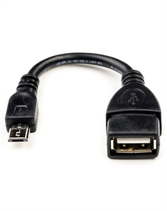 Кабель AT3792 USB(Af) microUSB OTG, 0.1 m Atcom