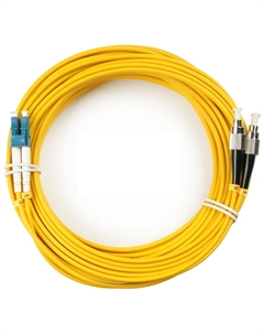 Кабель патч-корд волоконно-оптический FOP(d)-9-LC-FC-25m duplex LC-FC 9/125 sm 25м LSZH Cabeus