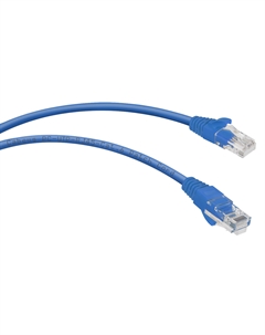 Кабель патч-корд U/UTP 6 кат. 0,5м PC-UTP-RJ45-Cat.6-0.5m-BL неэкранированный, синий Cabeus