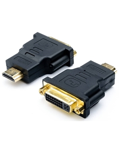Переходник AT9155 HDMI(m) DVI(f) (24 pin, черный) Atcom