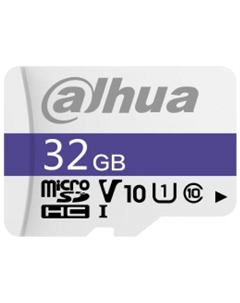 Карта памяти MicroSDXC 32GB DHI-TF-C100/32GB C10/U1/V10 UHS-I FAT32 90MB/s/15MB/s Dahua
