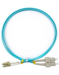 Патч-корд волоконно-оптический DPC-TOP-OM3-SC/P-SC/P-3.0-LSZH дуплексный, SC/PC-SC/PC, OM3 MM 50/125, LSZH, 3.0 м Toplan
