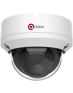 Видеокамера IP QVC-MiR203 2МП, купольная, вандалостойкая, в металлическом корпусе, с фиксированным объективом 2.8мм (103°) и ИК-подсветкой до 30 Qtech