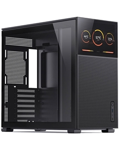 Корпус ATX D41 MESH SC Black черный, без БП, окно из закаленного стекла, 8” Color TFT-LCD screen, USB-C, USB3.0, audio Jonsbo
