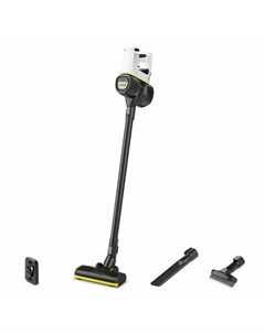 Вертикальный/ручной пылесос KARCHER VC 4 Cordless myHome, 140 Вт, питание от аккумулятора, черный/белый (1.198-630.0) Karcher