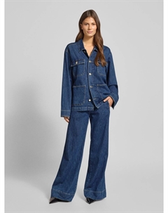 Джинсовая куртка с накладными карманами, синий Windsor