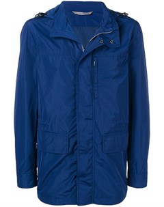 Canali непромокаемая куртка со съемным капюшоном 50 синий Canali