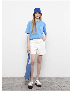 Женские джинсовые шорты стандартного кроя с прямыми карманами и деталями Xside