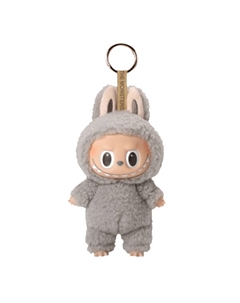 Брелок Labubu Tasty Macarons Sesame Bean (упаковано в пакет), серый Pop mart
