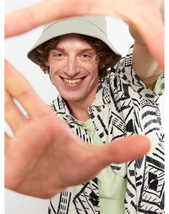 Мужская рубашка из вискозы с коротким рукавом и узором, классический крой Xside