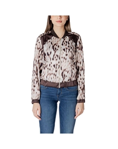 Бежевые куртки и пальто из полиэстера Liu jo