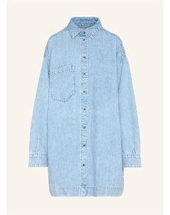 Джинсовая рубашка-платье, синий 7 for all mankind