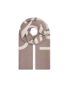 Бежевый шерстяной шарф Calvin klein