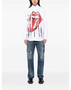 Рубашка с графическим принтом, белый Dsquared2