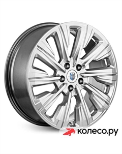 Литой диск Галего (КС1039) 7.5x19/5*108 D65.1 ET42 Дарк платинум Кик