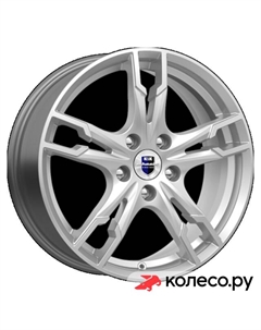 Литой диск Солар-оригинал (КС875) 7x17/4*100 D60.1 ET43 Дарк платинум Кик