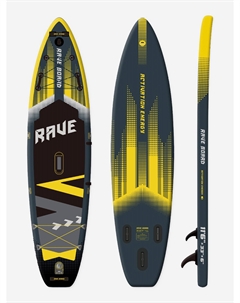 SUP-доска 101A Pro 350*83*15,полный комплект, Желтый Rave board