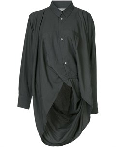 Yohji yamamoto pre owned рубашка асимметричного кроя с длинными рукавами m черный Yohji yamamoto pre-owned