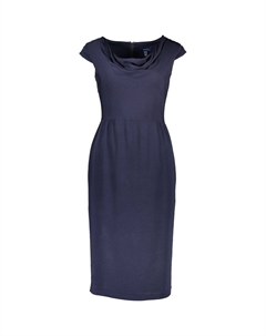 Синее платье из эластана Gant