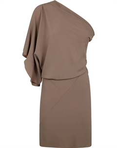 Платье с драпировкой, коричневый Rick owens