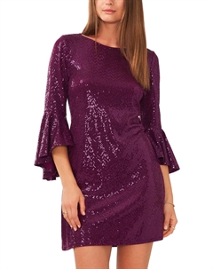 Женское короткое коктейльное и вечернее платье с пайетками Vince camuto