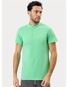 Джемпер-поло хлопковый в салатовом цвете Mark formelle