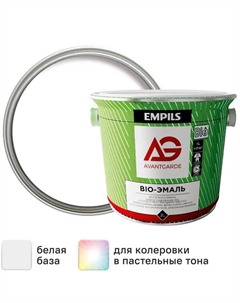Эмаль глянцевая база А цвет белый 2.4 кг Avantgarde