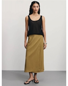 Юбка миди из фактурной ткани Zarina