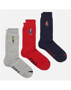 Комплект носков Bears Crew Gift Box 3-Pack Polo ralph lauren