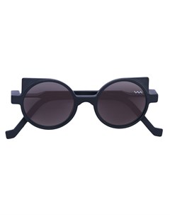 Vava солнцезащитные очки в круглой оправе 48 черный Vava