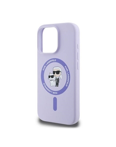 Чехол для iPhone 16 Pro Max с магнитами MagSafe Karl lagerfeld