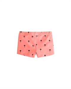 Боксерские шорты для мальчиков с отпечатком ладони и кулиской, коралловый Dadati