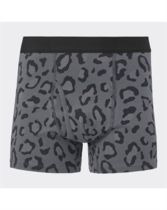 Боксеры мужские с леопардовым принтом, оливковый Gu