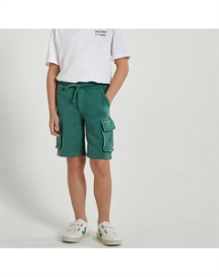 Бермуды из мольтона зеленый Laredoute