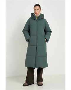 Утепленное пальто со съемной опушкой Finn flare