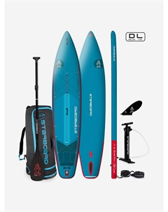 Сапборд надувной двухслойный Touring М Deluxe Lite 12.6x30x6, 381x76x15 см, Голубой Starboard