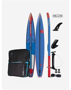 Сапборд надувной двухслойный All Star Airline Deluxe 14.0x24.5x6, 427x62x15 см, Синий Starboard