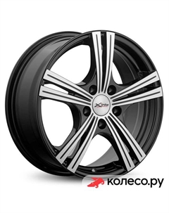 Литой диск X-112 6.5x16/5*108 D67.1 ET38 BK/FP X`trike