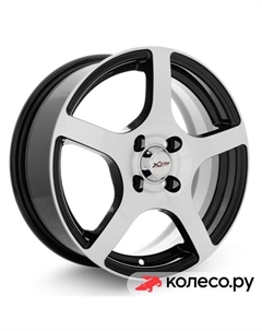 Литой диск X-118 6x15/4*114.3 D66.1 ET40 BK/FP X`trike