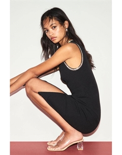 Виниловые босоножки на высоком каблуке, бежевый Pull & bear