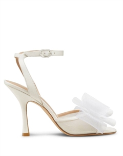 Сандалии 100 мм Blushing Bow, белый Stuart weitzman