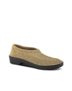 Слипоны Tender, пшеничный/золотой металлик Spring step